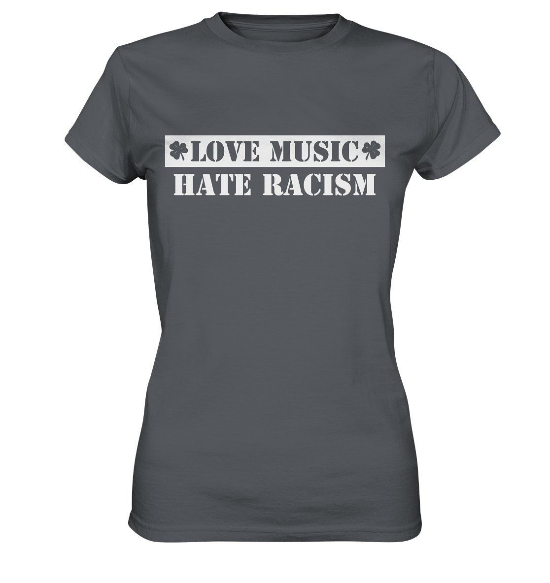 "Love Music - Hate Racism" - Ladies Premium Shirt