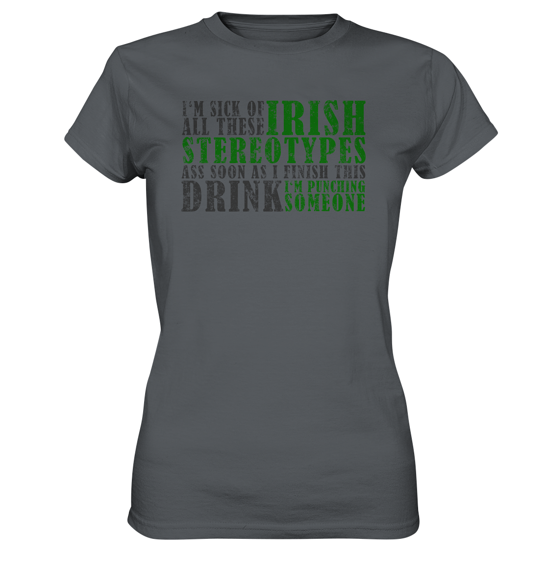 Irish Stereotypes - Ladies Premium Shirt