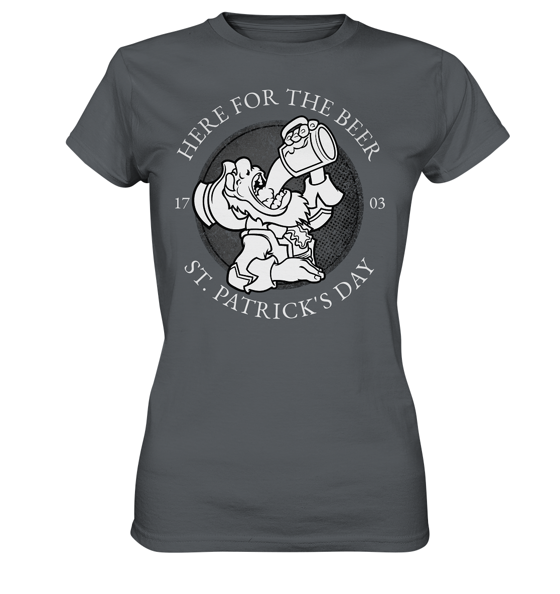 Here For The Beer "St. Patrick's Day" - Ladies Premium Shirt