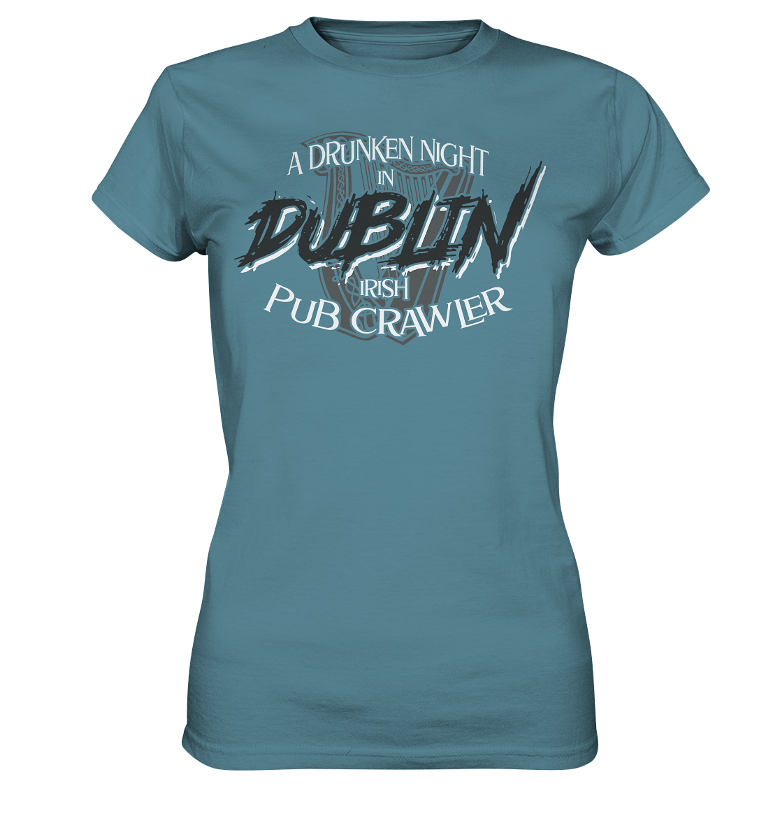 A Drunken Night In Dublin "Irish Pub Crawler" - Ladies Premium Shirt