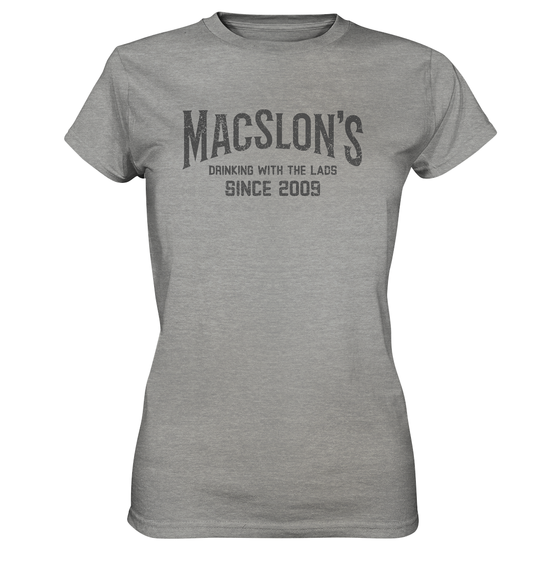 MacSlon's "Drinking With The Lads" - Ladies Premium Shirt