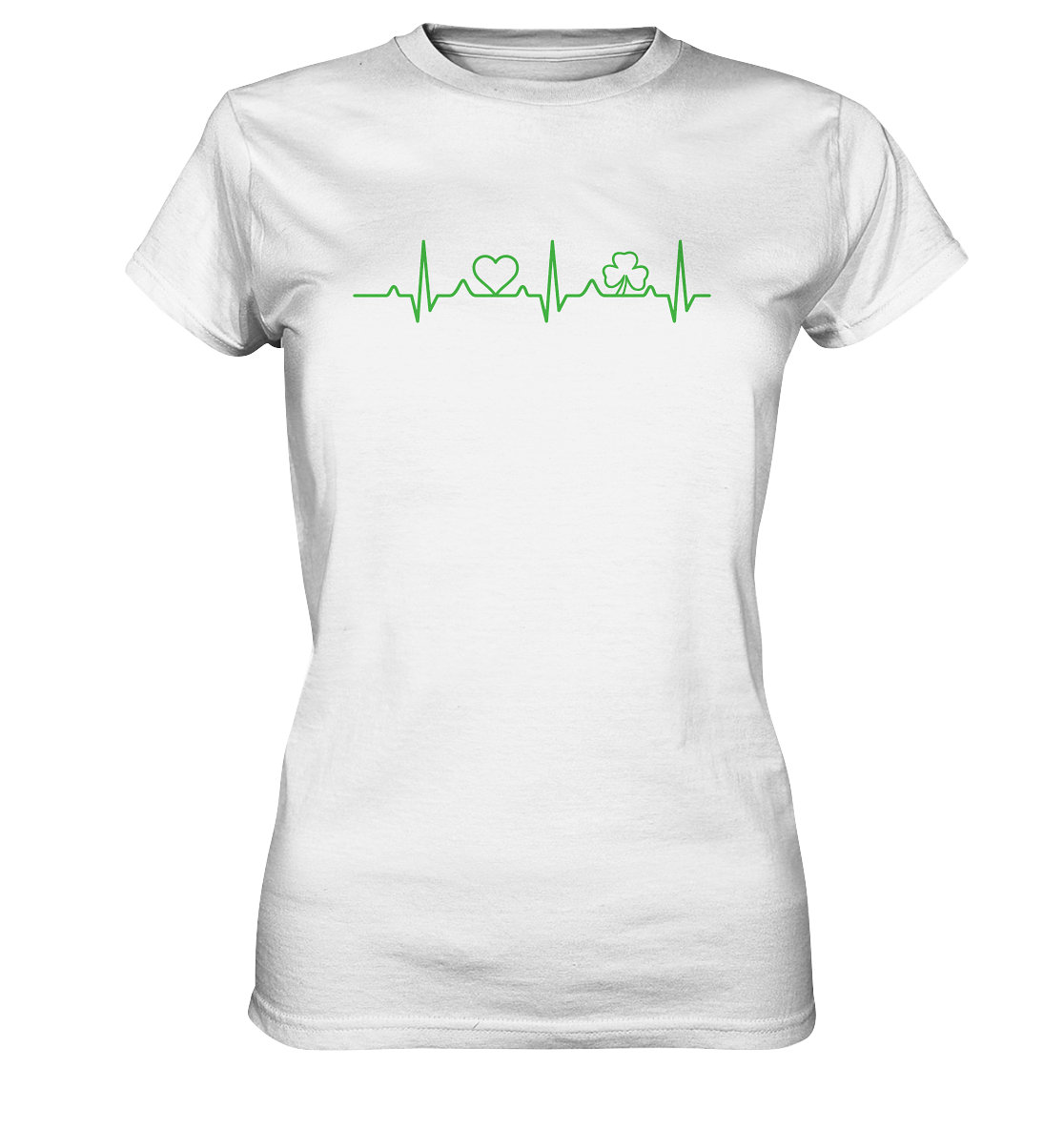 "Irish Heartbeat" - Ladies Premium Shirt