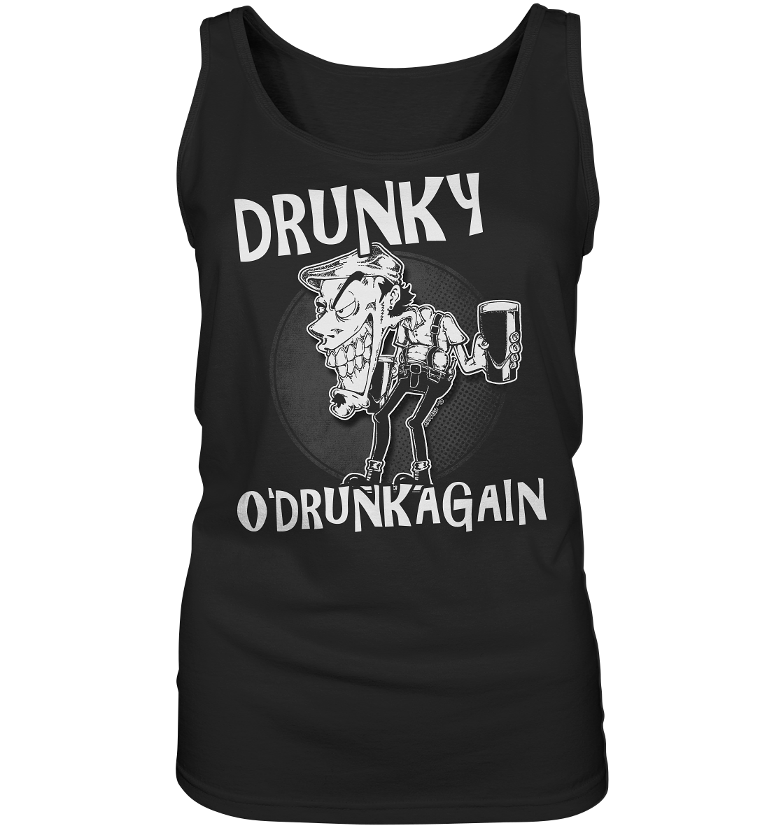 Drunky O'Drunkagain - Ladies Tank-Top