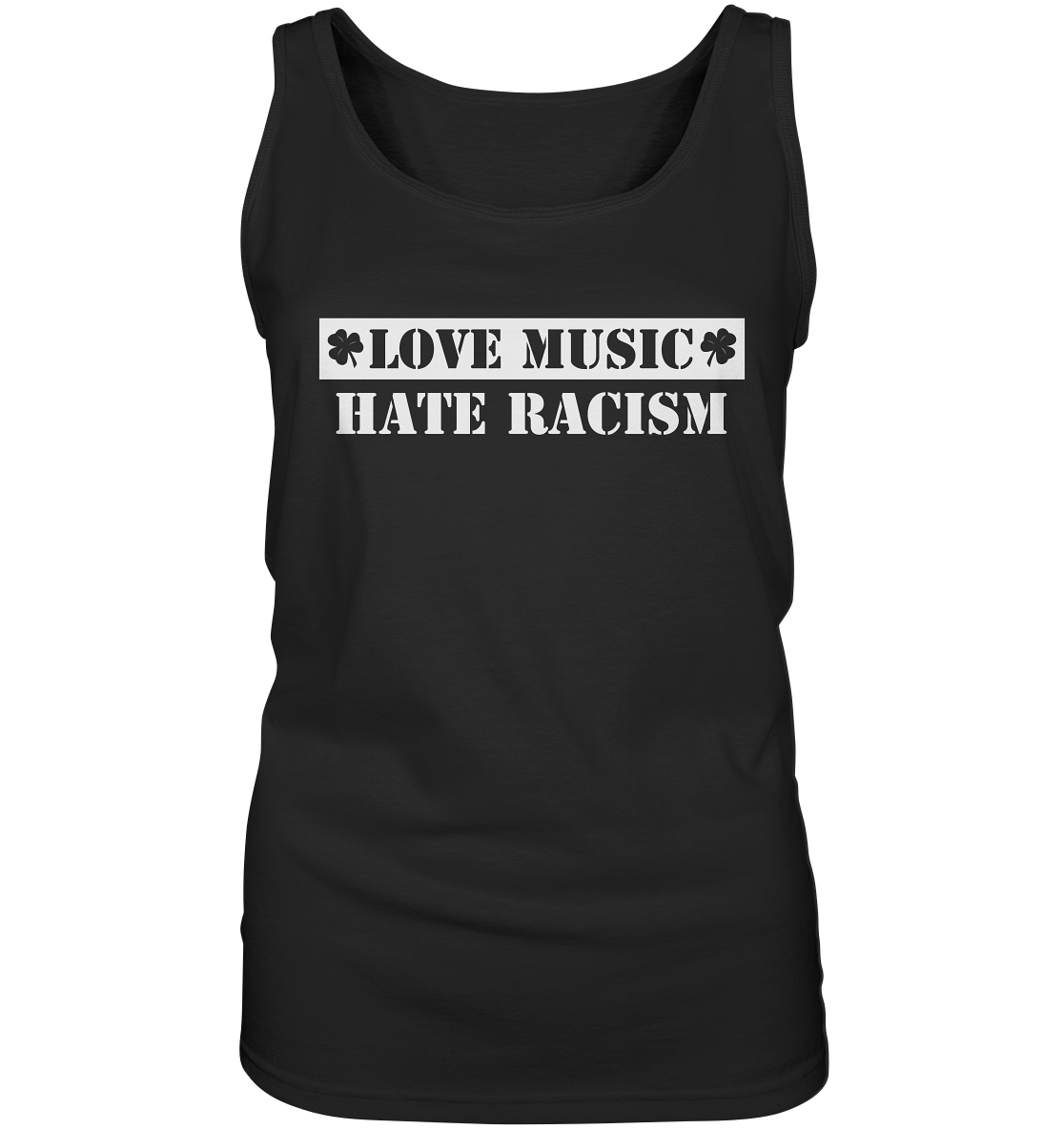 "Love Music - Hate Racism" - Ladies Tank-Top