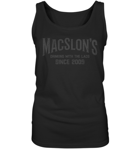MacSlon's "Drinking With The Lads" - Ladies Tank-Top