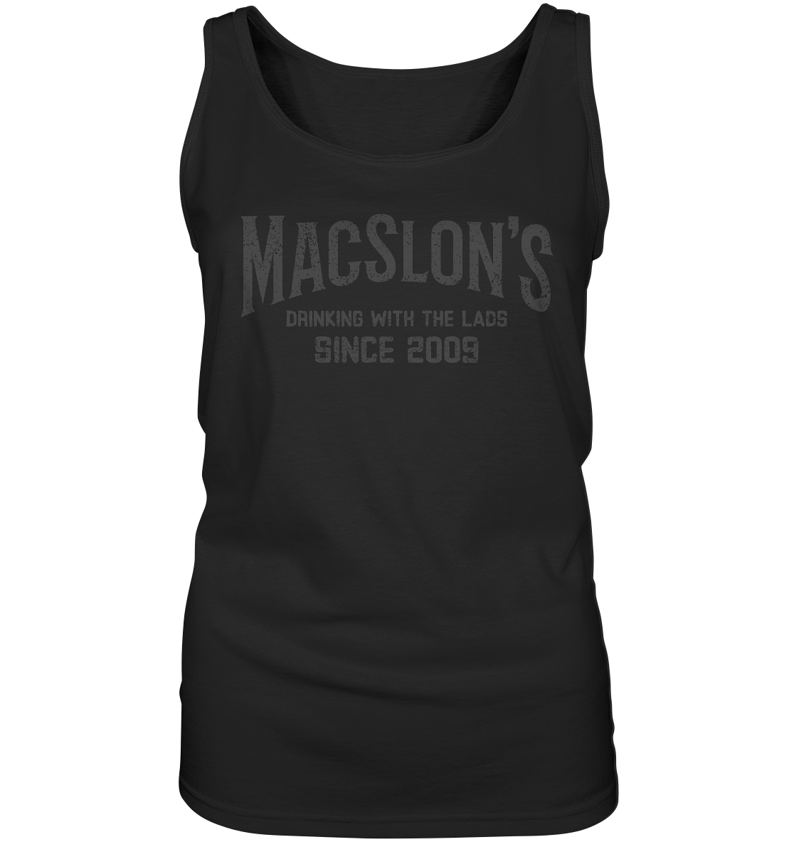 MacSlon's "Drinking With The Lads" - Ladies Tank-Top