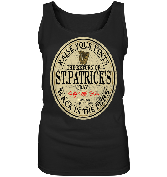 The Return Of St.Patrick's Day - Ladies Tank-Top