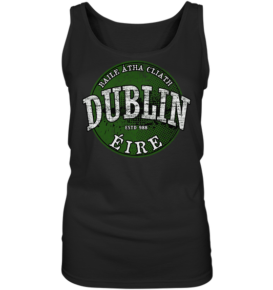 Dublin "Estd 988 / Baile Átha Cliath / Éire" - Ladies Tank-Top