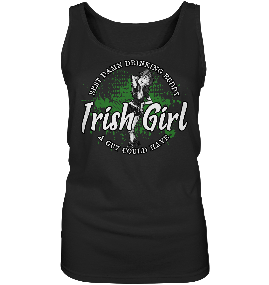 Irish Girl "Drinking Buddy" - Ladies Tank-Top