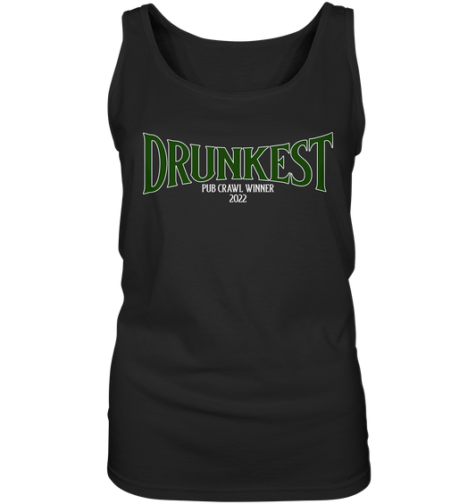 Drunkest "Pub Crawl Winner 2022" - Ladies Tank-Top