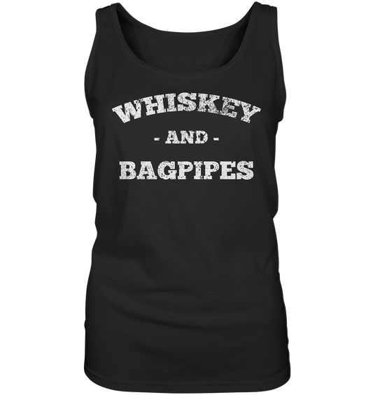 "Whiskey & Bagpipes" - Ladies Tank-Top