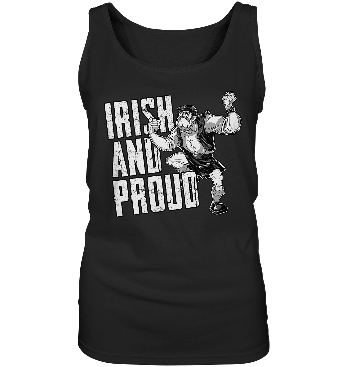 "Irish & Proud" - Ladies Tank-Top