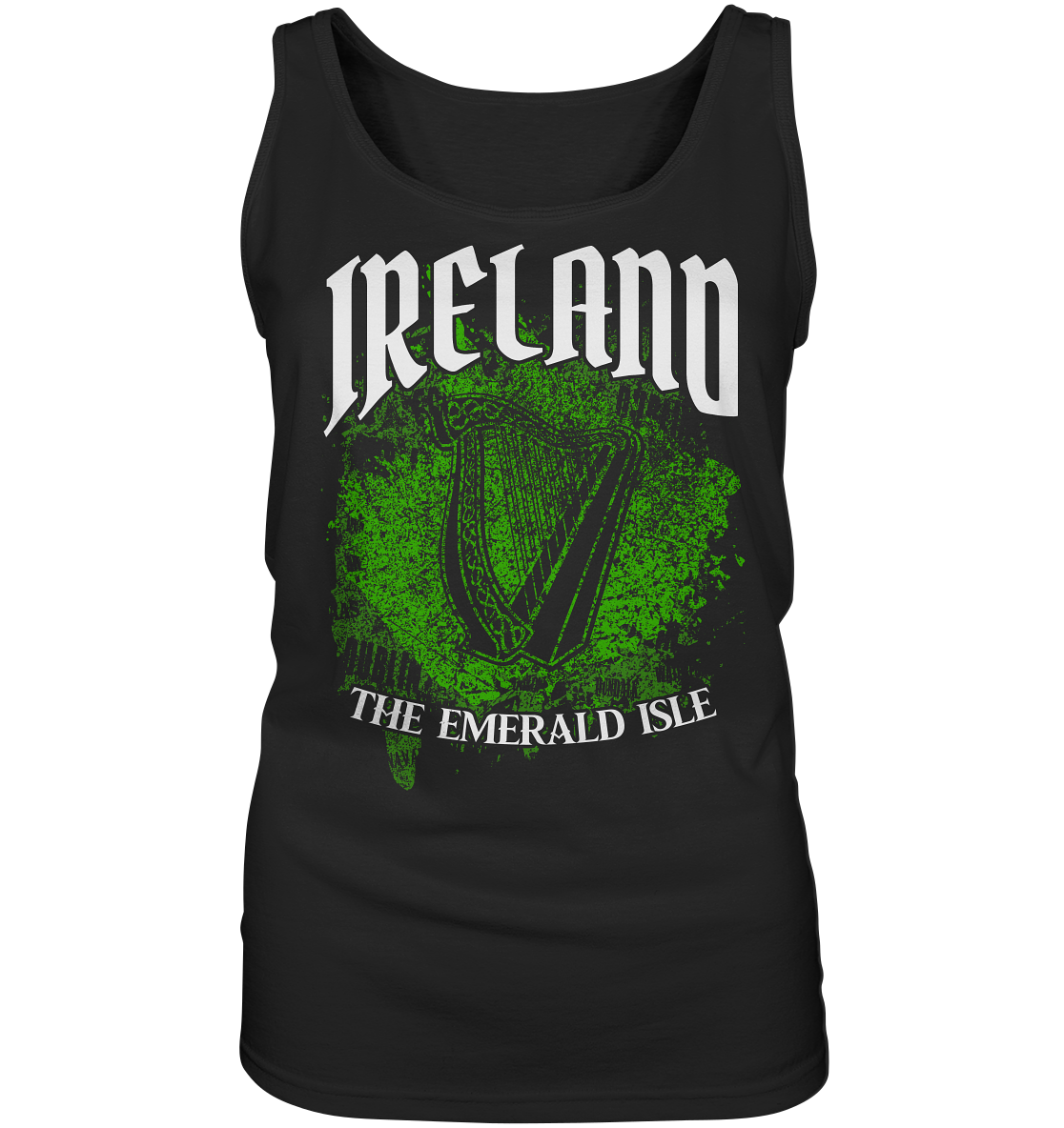 Ireland "The Emerald Isle / Splatter" - Ladies Tank-Top