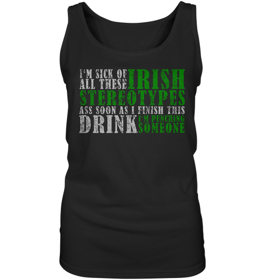 Irish Stereotypes - Ladies Tank-Top