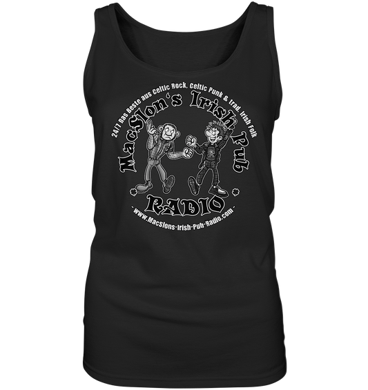 MacSlon's Radio "24/7 - Punk & Skin Logo" - Ladies Tank-Top