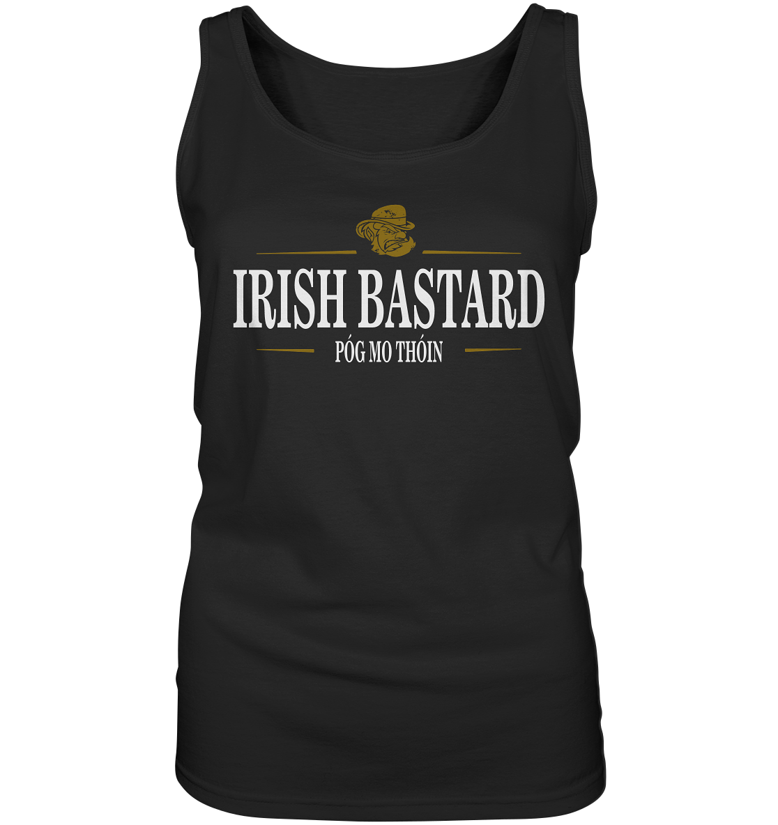 Irish Bastard "Póg Mo Thóin" - Ladies Tank-Top
