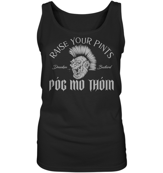 Póg Mo Thóin Streetwear "Drunken Bastard" - Ladies Tank-Top