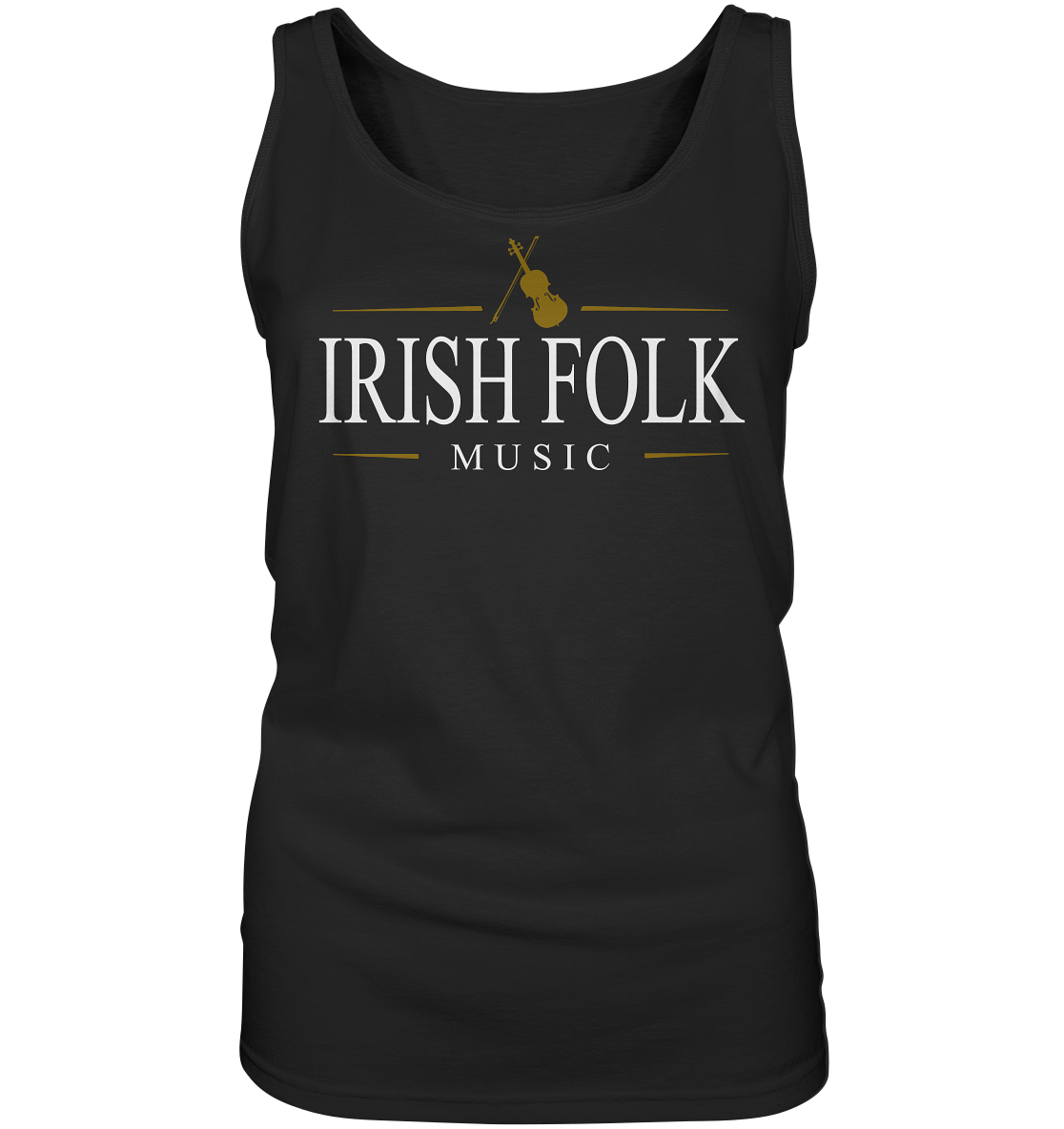 "Irish Folk Music" - Ladies Tank-Top
