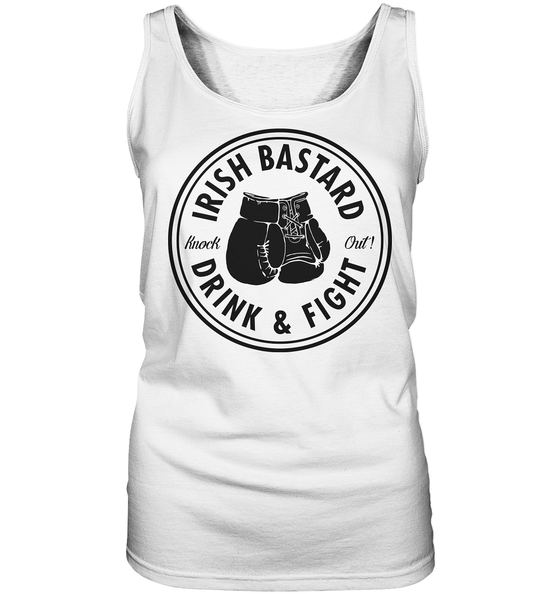 Irish Bastard "Drink & Fight" - Ladies Tank-Top