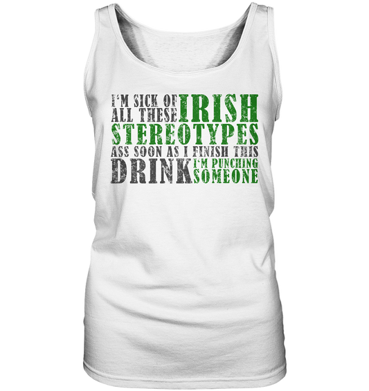 Irish Stereotypes - Ladies Tank-Top