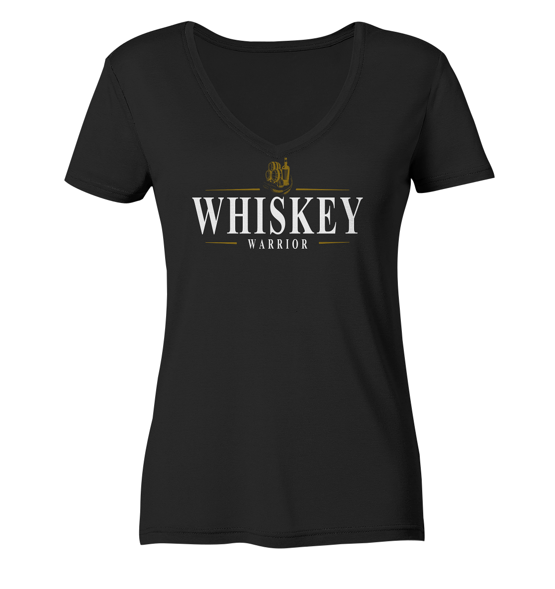 Whiskey "Warrior" - Ladies V-Neck Shirt