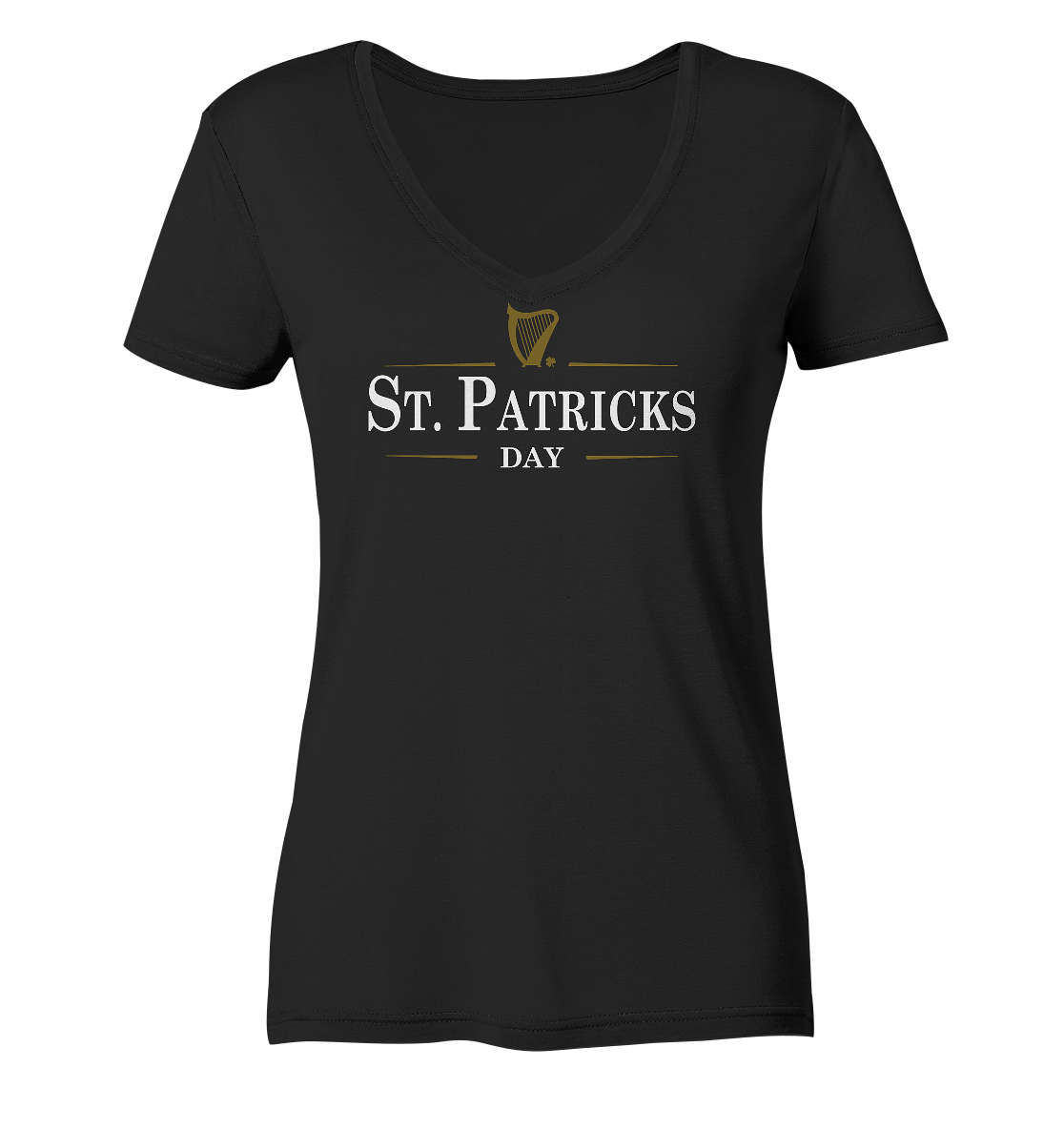 St. Patricks Day "Stout" - Ladies V-Neck Shirt