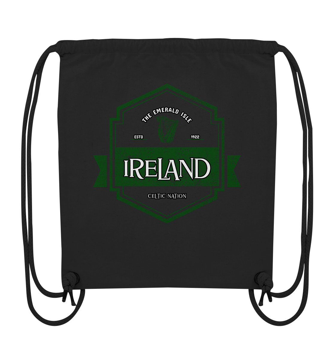 Ireland "The Emerald Isle / Celtic Nation" - Organic Gym-Bag