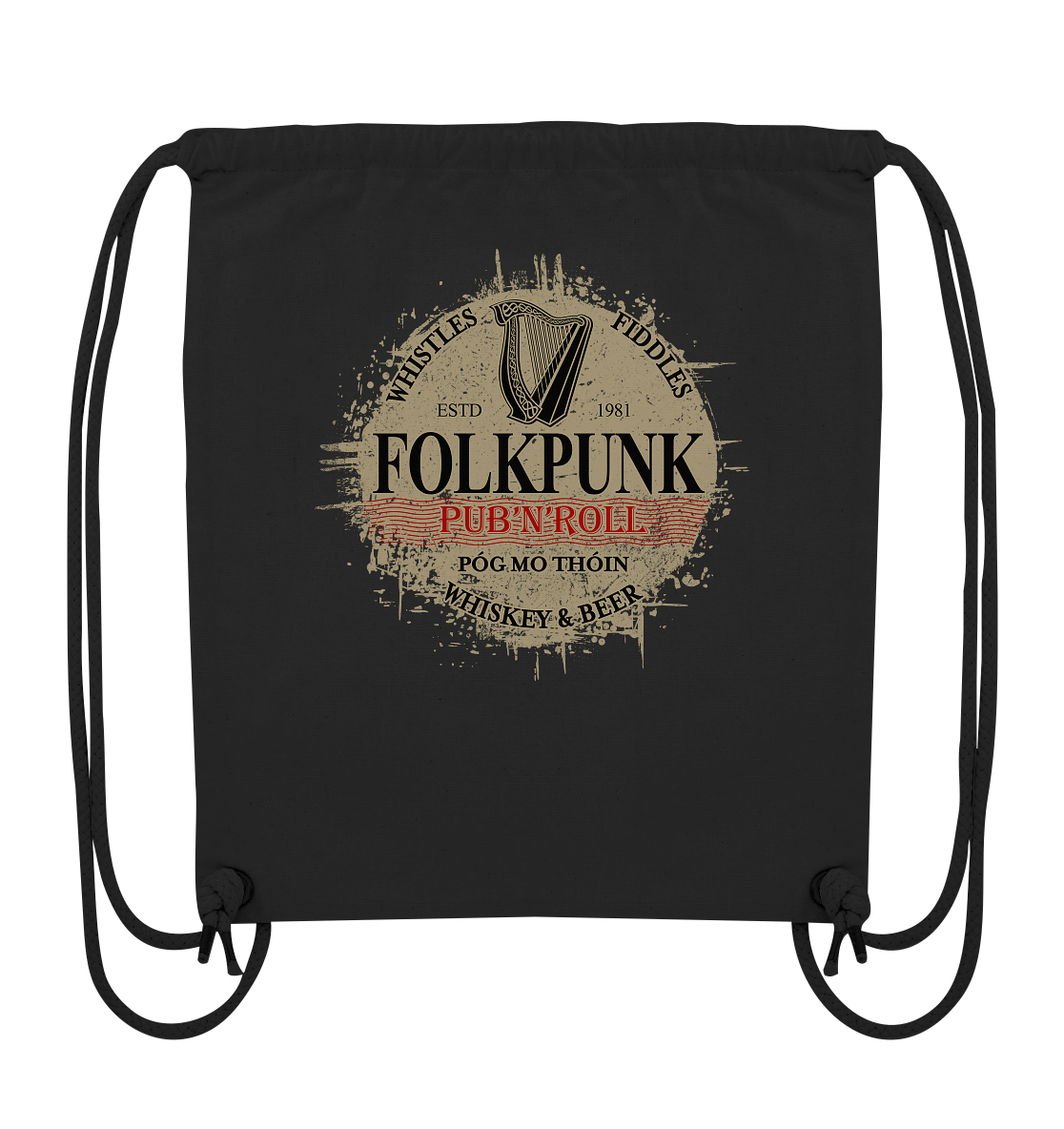 Folkpunk "Pub'n'Roll" - Organic Gym-Bag