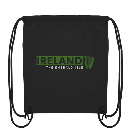 Ireland "The Emerald Isle / Harp" - Organic Gym-Bag