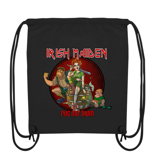 Póg Mo Thóin Streetwear "Irish Maiden" - Organic Gym-Bag