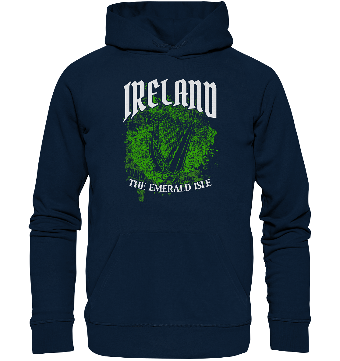 Ireland "The Emerald Isle / Splatter" - Organic Hoodie