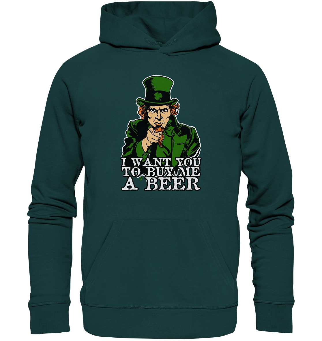I Want You "To Buy Me A Beer" - Organic Hoodie