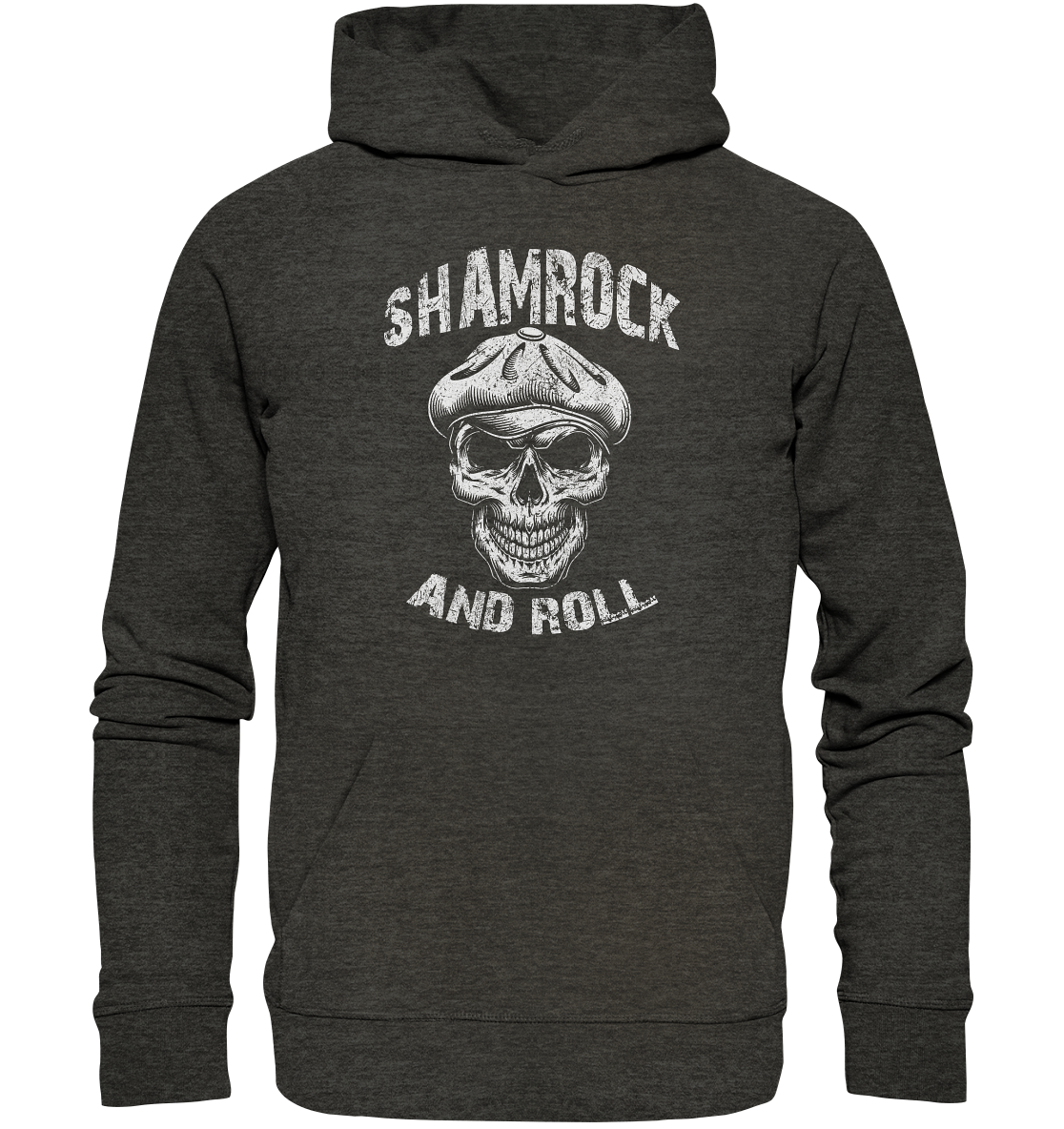 Shamrock And Roll "Skull" - Organic Hoodie