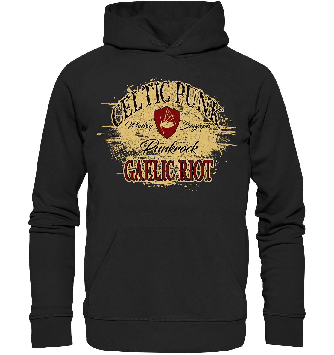 Celtic Punk "Gaelic Riot" - Organic Hoodie