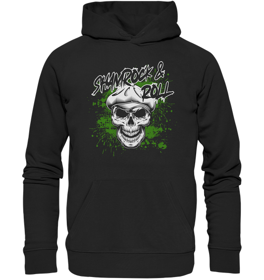 Shamrock And Roll "Skull" - Organic Hoodie