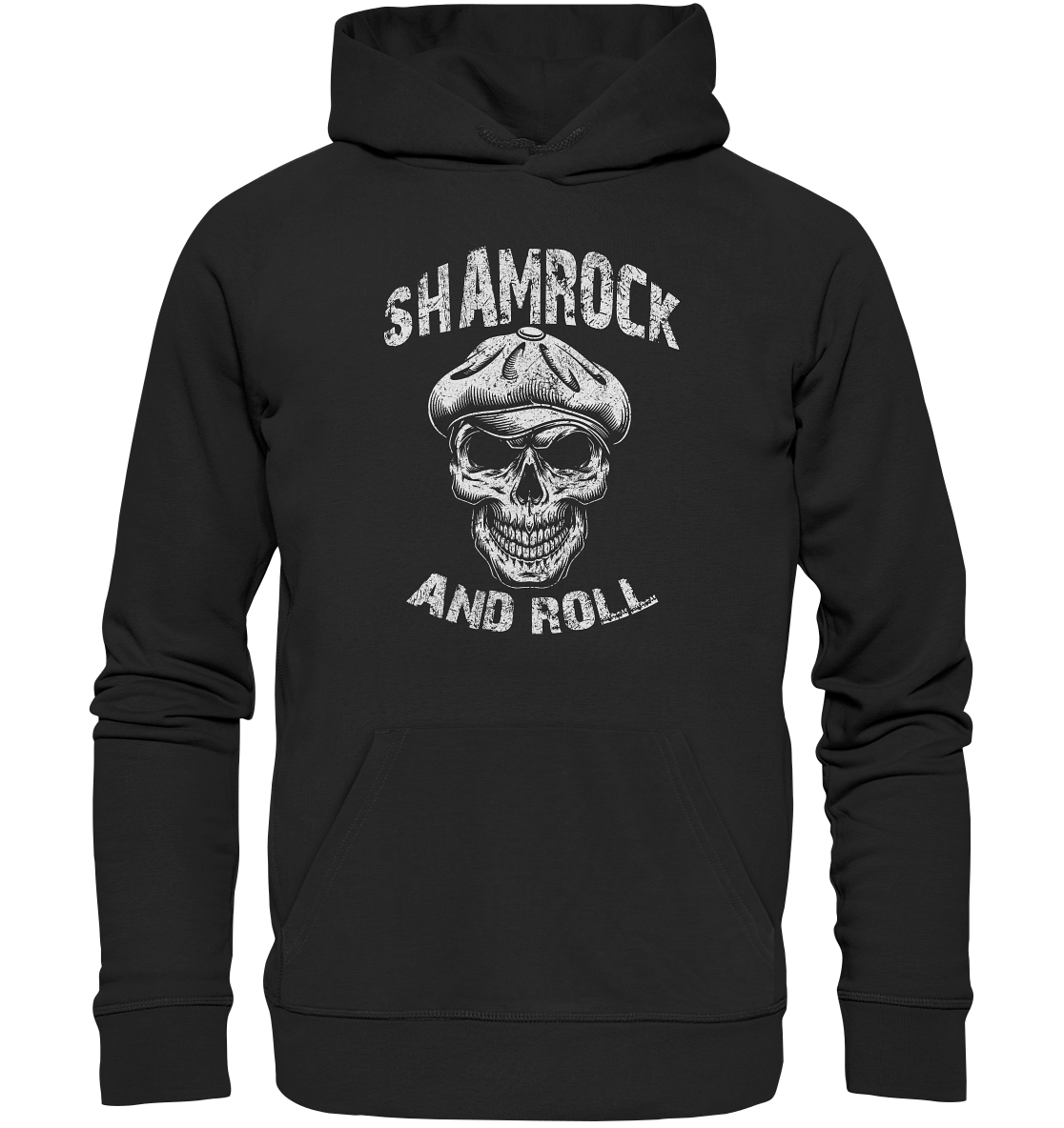 Shamrock And Roll "Skull" - Organic Hoodie