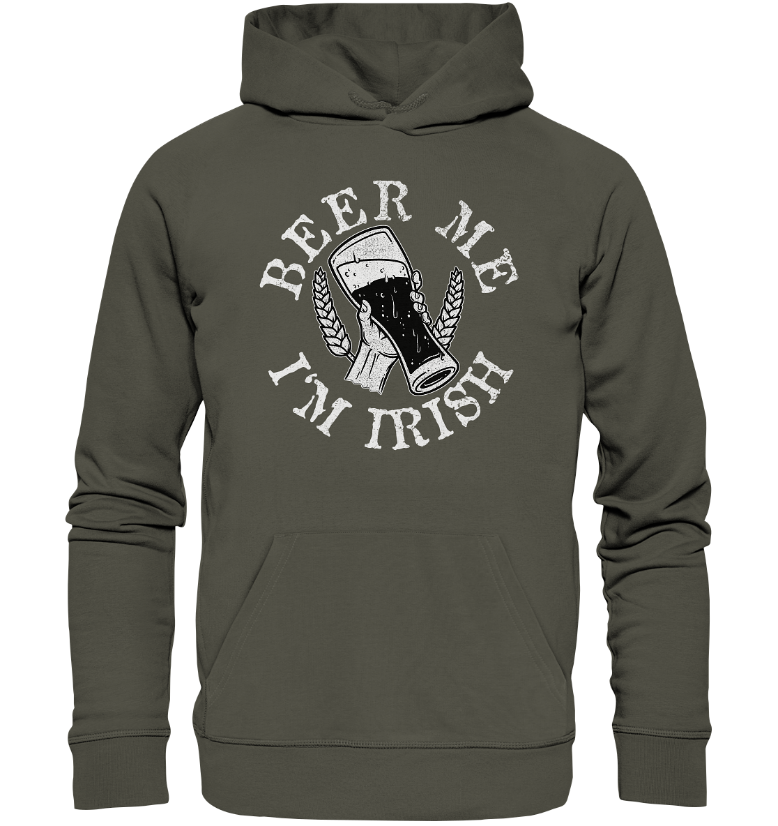 Beer Me "I'm Irish" - Organic Hoodie