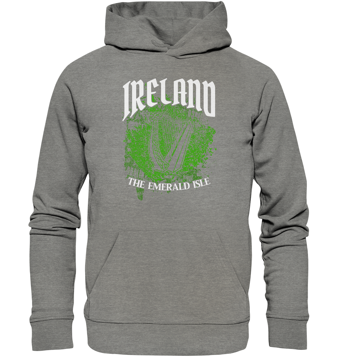 Ireland "The Emerald Isle / Splatter" - Organic Hoodie