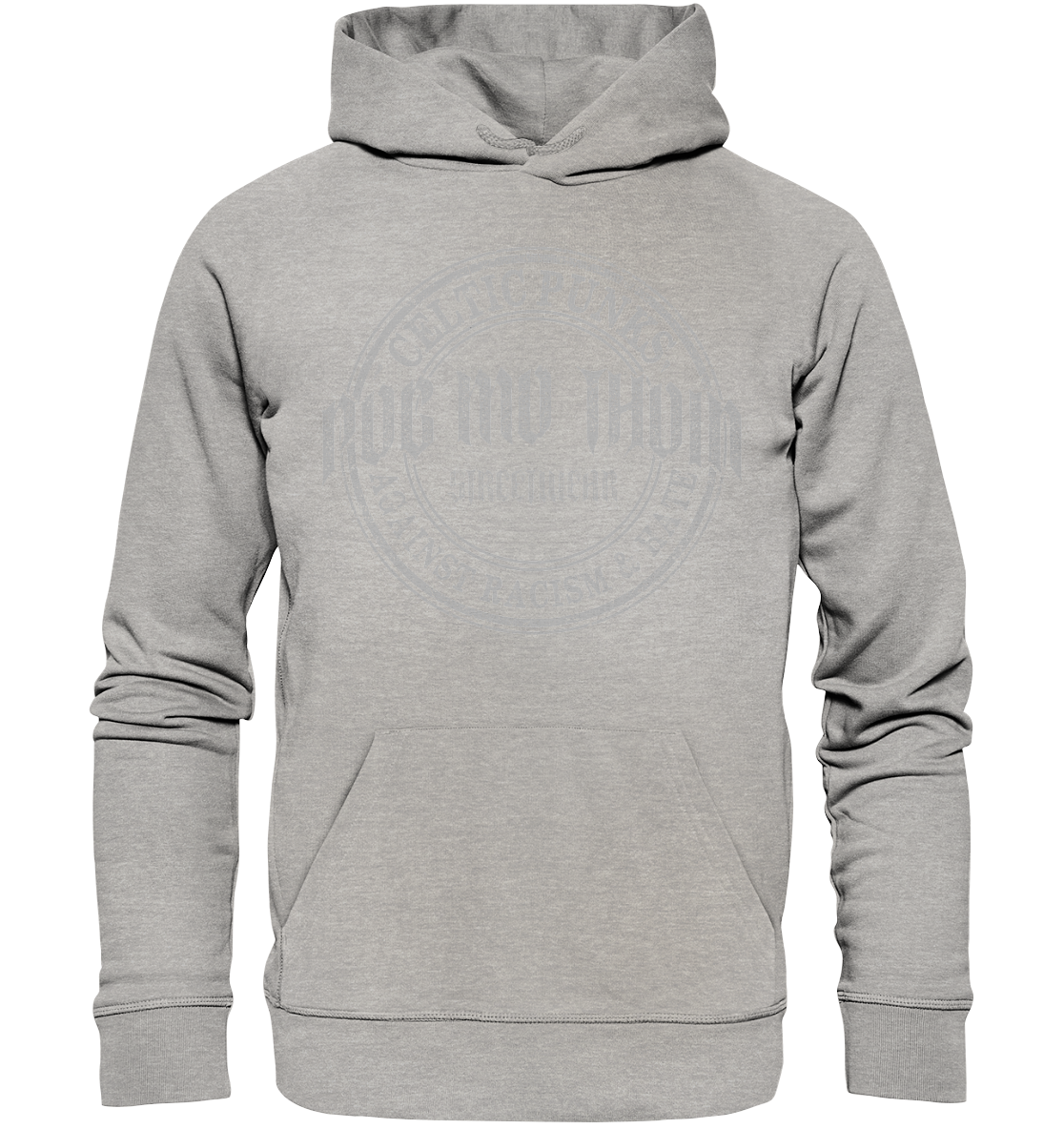 Póg Mo Thóin Streetwear "Celtic Punks Against Racism & Hate" - Organic Hoodie