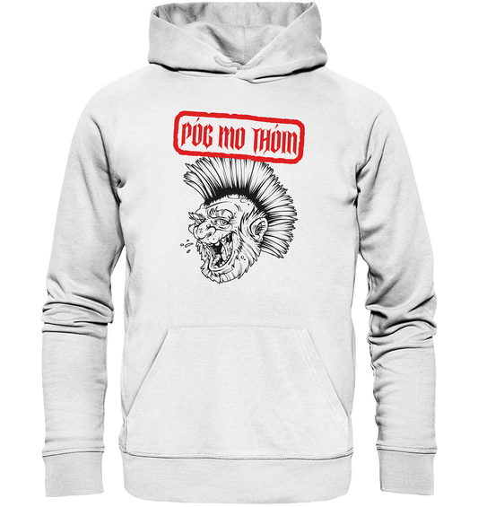 Póg Mo Thóin Streetwear "Punk" - Organic Hoodie