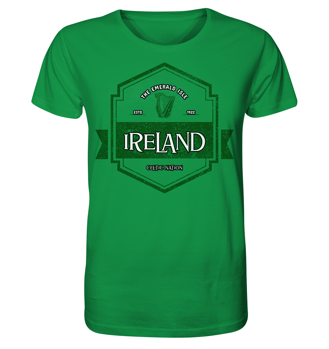 Ireland "The Emerald Isle / Celtic Nation" - Organic Shirt