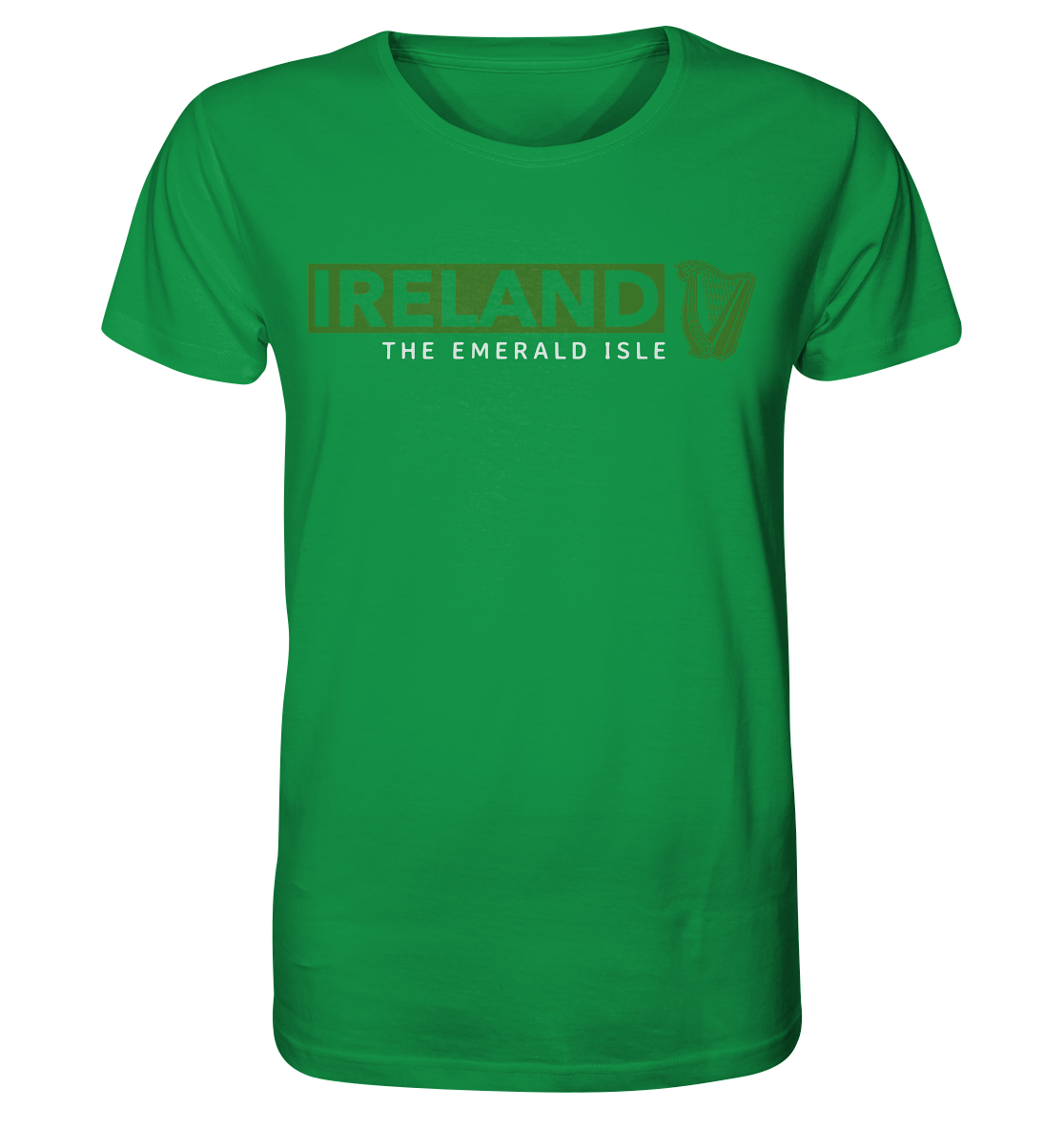 Ireland "The Emerald Isle / Harp" - Organic Shirt