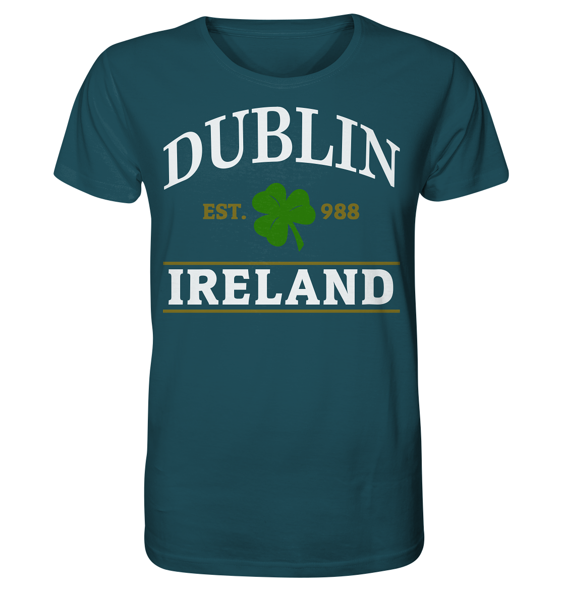Dublin - Ireland "Est. 988" - Organic Shirt
