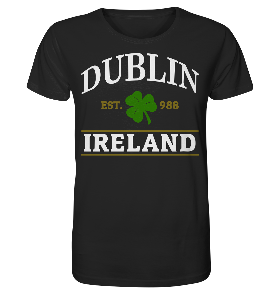 Dublin - Ireland "Est. 988" - Organic Shirt