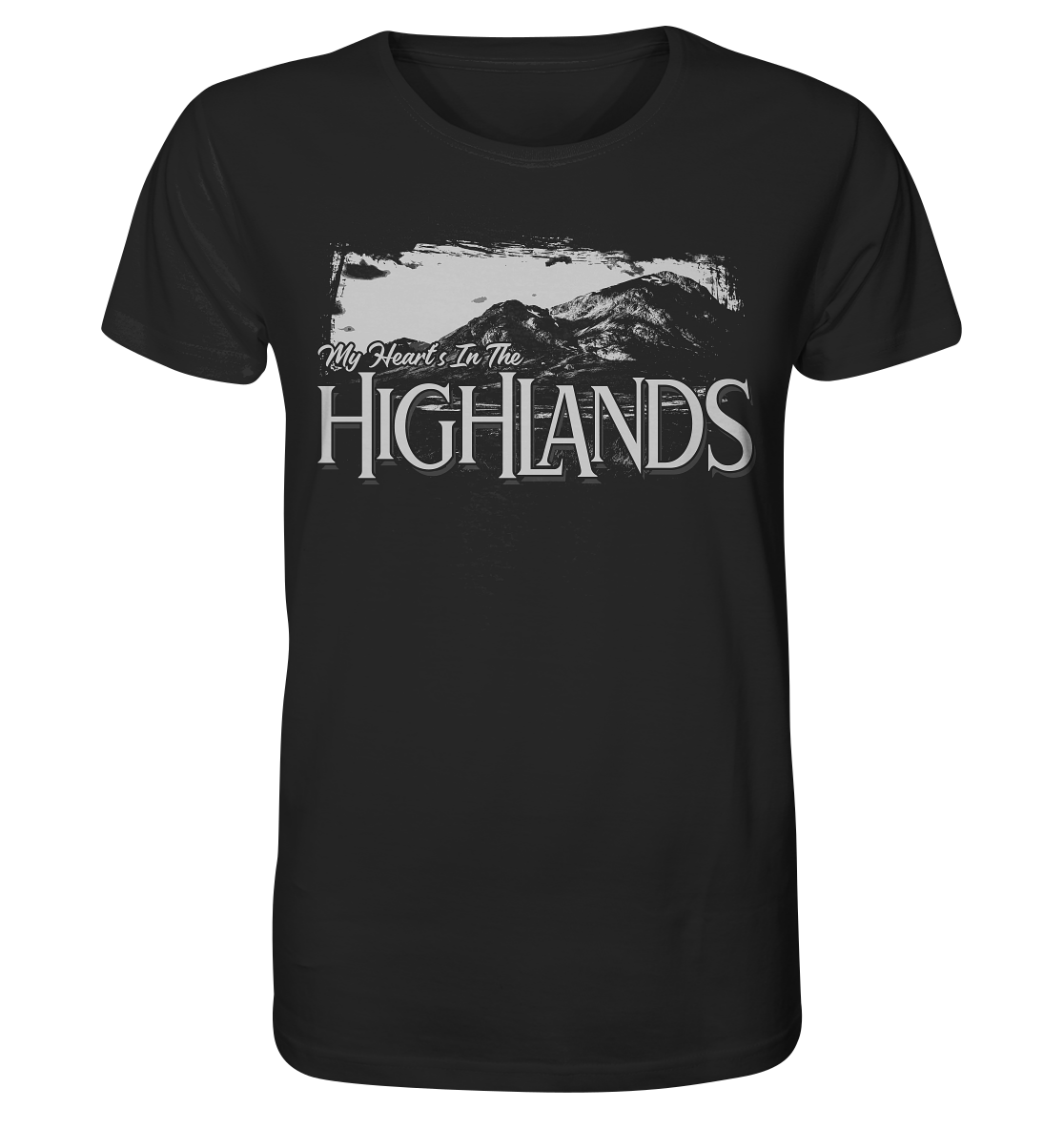"My Heart's In The Highlands" - Organic Shirt