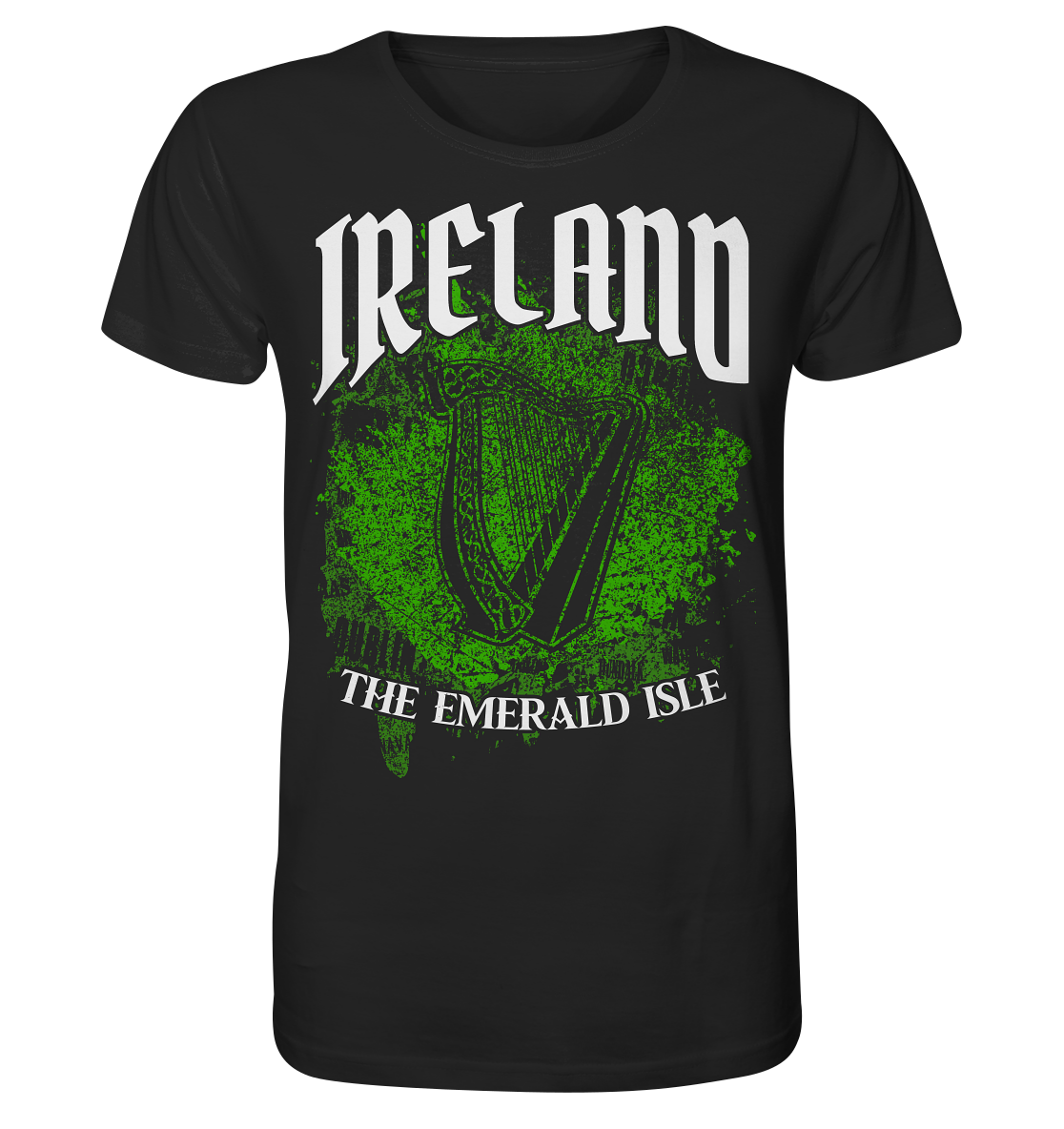 Ireland "The Emerald Isle / Splatter" - Organic Shirt