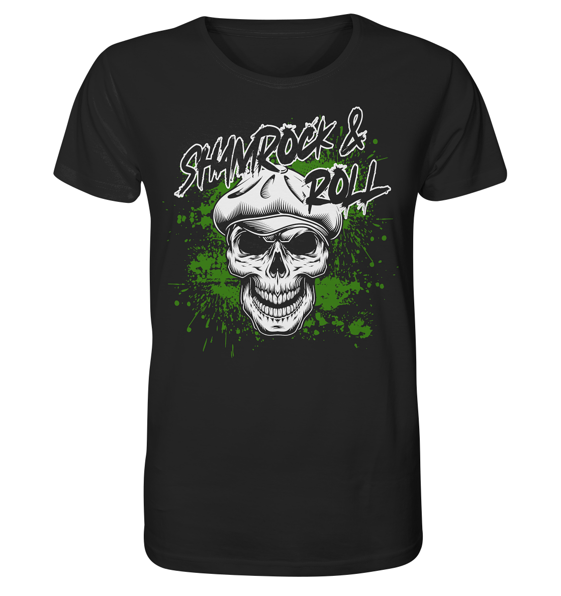 Shamrock And Roll "Skull" - Organic Shirt