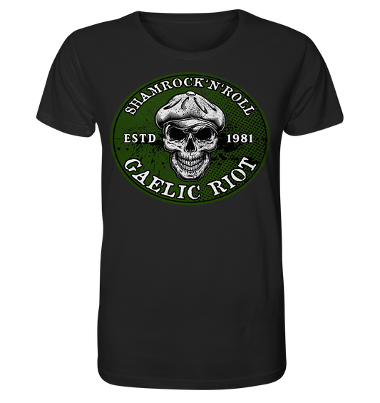 Shamrock And Roll "Skull / Gaelic Riot" - Organic Shirt