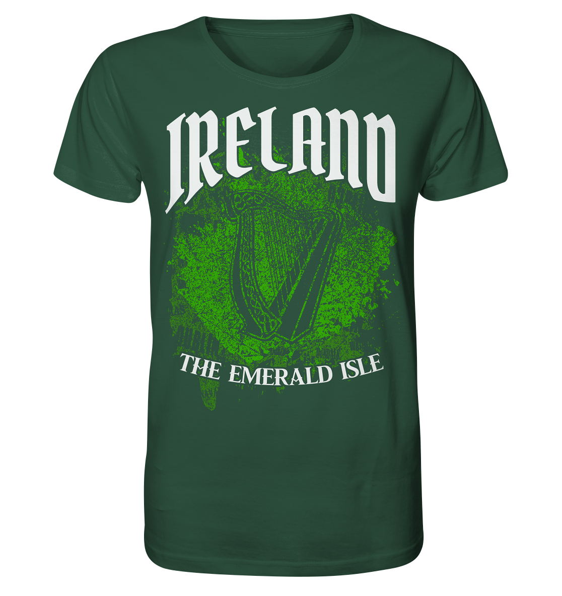 Ireland "The Emerald Isle / Splatter" - Organic Shirt