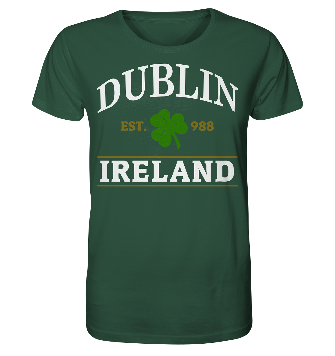 Dublin - Ireland "Est. 988" - Organic Shirt